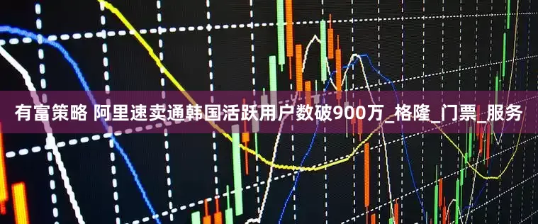 有富策略 阿里速卖通韩国活跃用户数破900万_格隆_门票_服务